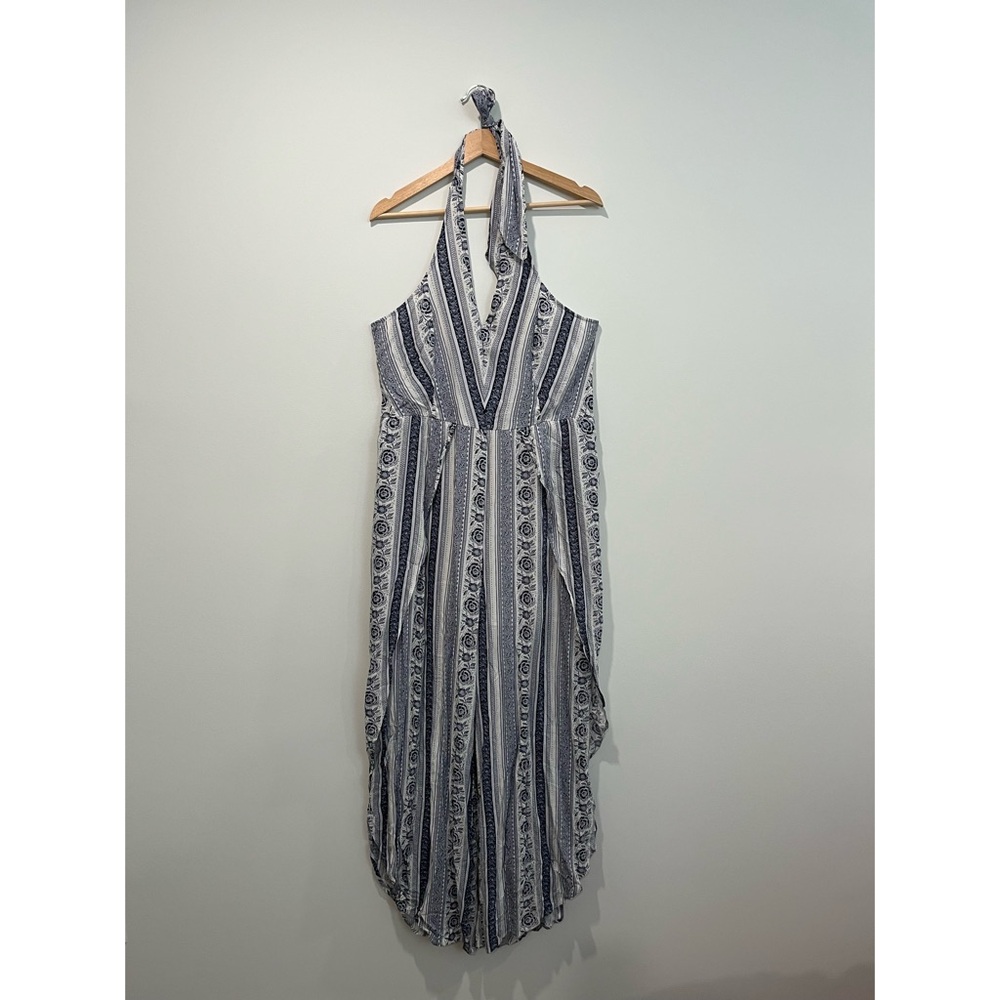 American Eagle Tulip Leg Halter Jumpsuit (NWT)
